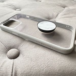 Rhinoshield strong protection iPhone 12promax case with pop socket